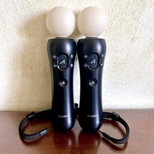Coppia Controller Sony PlayStation Move per PS3 e PS4 FUNZIONANTI + Caricatore