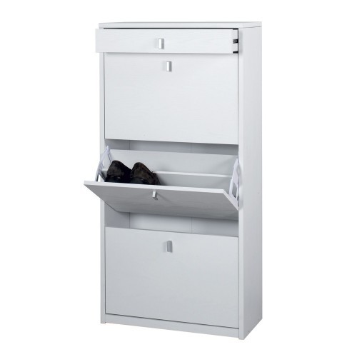Scarpiera slim bianca ante - slim, 3