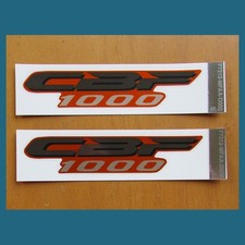 Coppia Adesivi Fianchetto HONDA CBF 1000 Arancio Cod. 77312-MFAA-D000