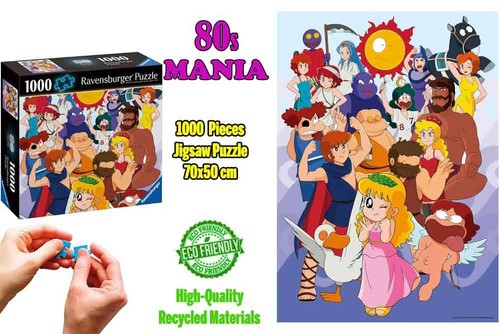 Puzzle pollon 80s mania 000 - mania, 1.000