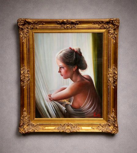 Quadro dipinto olio tela - su,