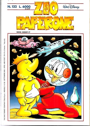 Zio paperone serie 132 - paperone, 1^
