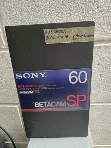 Videocassetta betacam con su - ,