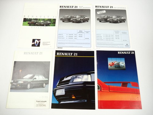 Renault depliant 2x - 21,