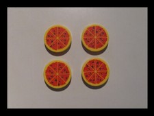 LEGO: 4x Piastrelle Rotonde