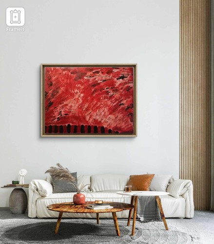 Dipinto quadro astratto - astratto, su