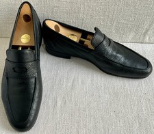 Mocassini John Lobb Thorne neri morbidi al polpaccio con struttura UK 8,5 US 9,5 ($ 1.100)