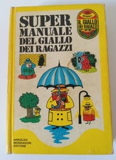 Super manuale del giallo dei ragazzi Mondadori prima edizione 1980 Supermanuale