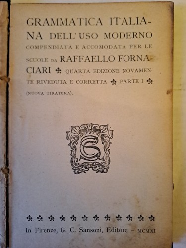 Grammatica italiana dell - italiana, dell'uso