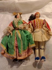 Coppia Bambole Souvenir Greche
