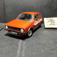 Modellino Solido VW Volkswagen Golf GTI 1977 prima serie scala 1:18 rossa rara