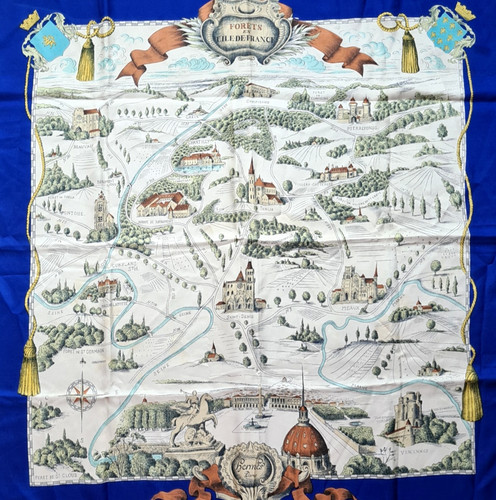 Sciarpa foulard hermes paris - hermes,