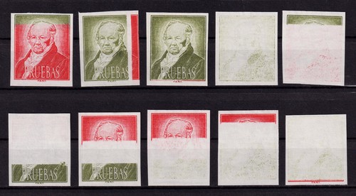 Probedruck test stamp specimen - test,