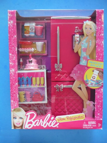 Barbie glam frigo playset - glam,