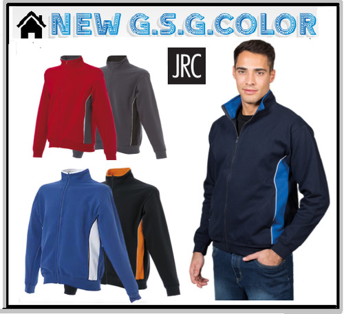 Jrc felpa uomo cagliari collo - jrc,