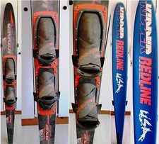 MONOSCI SCI NAUTICO WATER KIDDER CONCAVE TOUR SERIES GRAPHITE PRO REDLINE VINTAG