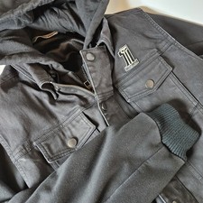 Giacca equitazione Harley-Davidson 3 in 1 Black Label uomo denim medio con cappuccio 