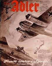 Rivista del Ministero Germanico dell'Aeronautica - Der Adler N. 14 - 1941 It/Ted