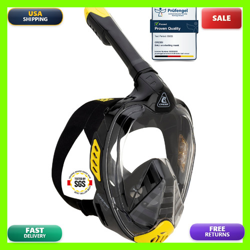 Cressi bali black - bali, black/yellow