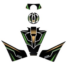 Kit Adesivi 3D Gel Moto Serbatoio compatibili Kawasaki Ninja 1100 SX SE 2025 