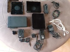 2 hard disk esterni SATA e 3 box con alimentatori Europa / America 110v / 220v