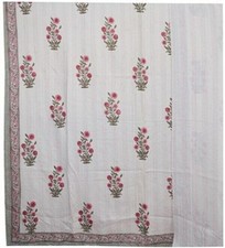 Trapuntino copriletto indiano