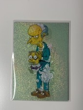 Mr Burns And Smithers Custom Art Trading Card