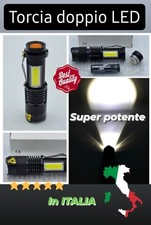 TORCIA DOPPIO LED CREE E COB +