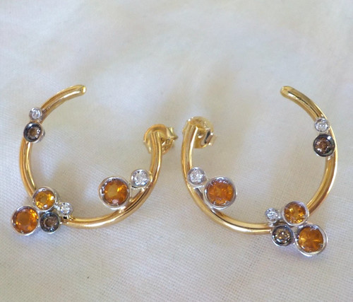 Orecchini oro giallo 18 - orecchini, in