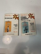 Lotto 2 Libri Pocket Longanesi Vintage Boldt Hitler + Russell Filosofia (1960s)