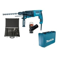 Trapano martello demolitore 26mm 800W set punte e scalpelli Makita - HR2630TX12