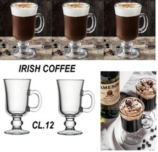 IRISH COFFEE 6-PZ BICCHIERE CL.12 CALICE MINI CAFFE' MACCHIATO IRLANDESE 8 2024