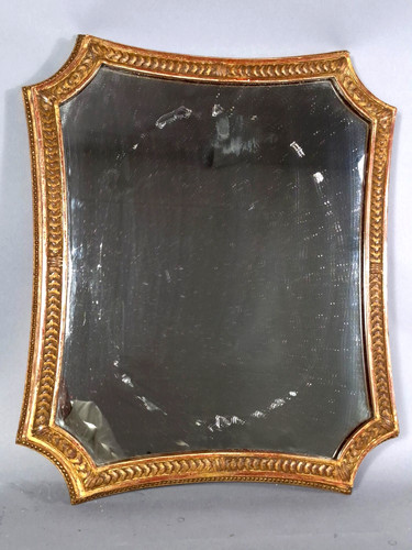 Antico specchio telaio legno