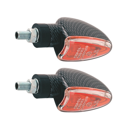 Coppia frecce moto lampadina