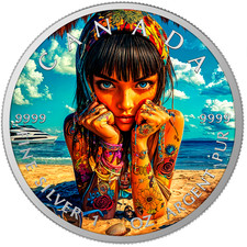 5 $ DOLLARI Maple Leaf -