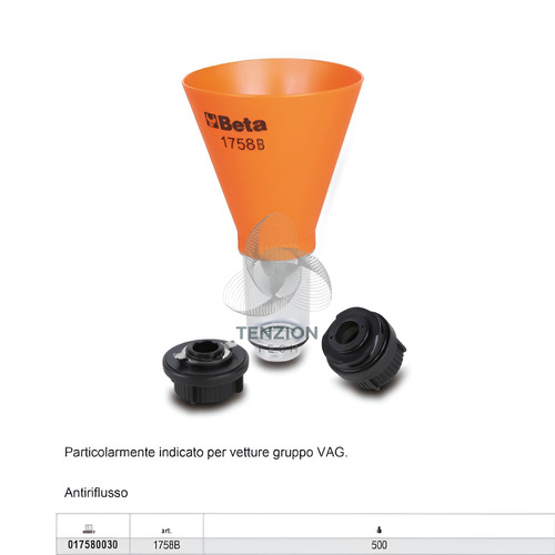 Imbuto antiriflusso con - imbuto,