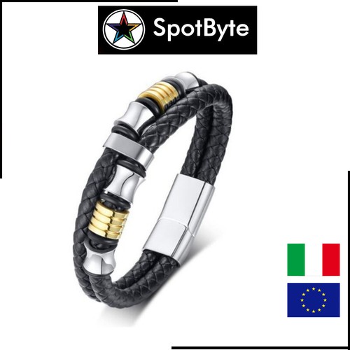 Bracciale uomo con fasce - con,