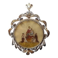 *HH* Antica Spilla Argento