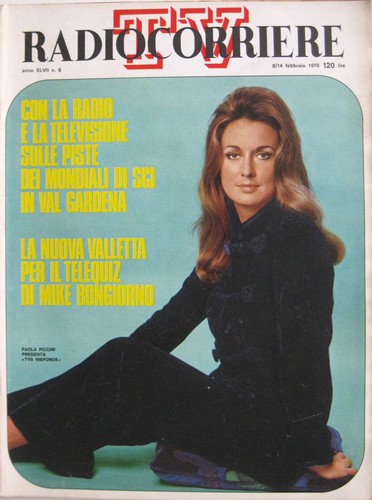 Radiocorriere 1970 paola - tv,