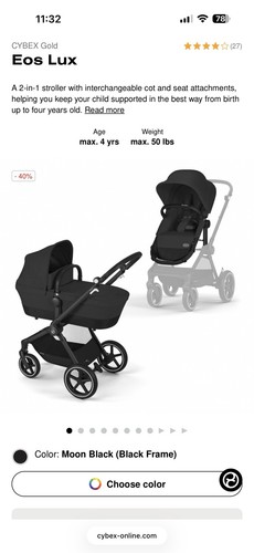 New sealed box cybex - in, eos