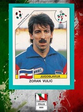 CALCIATORI ITALIA 90 PANINI FIGURINA CON VELINA N 273 ZORAV VULIC