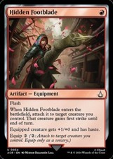 MTG HIDDEN FOOTBLADE 34 EXC -