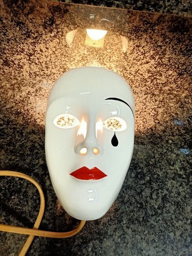Vintage pierrot mask - vintage,