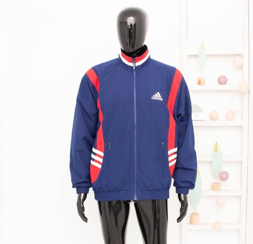 Giacca vintage adidas blu - giacca,