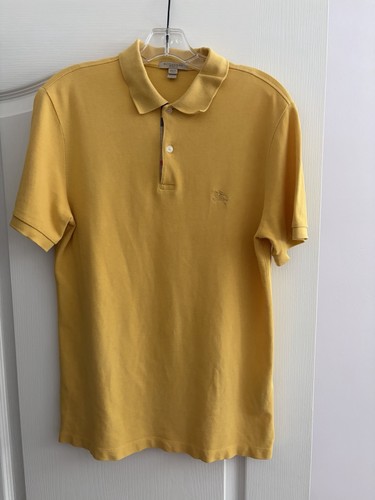 Polo media gialla burberry - polo,
