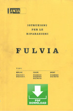 LANCIA Fulvia Sport Manuale