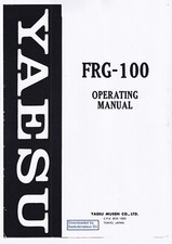 Manuale di istruzioni Operating Instructions per Yaesu FRG-100 