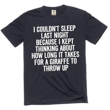 T-Shirt Uomo Giraffa Throw Up
