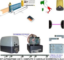 KIT CANCELLO SCORREVOLE