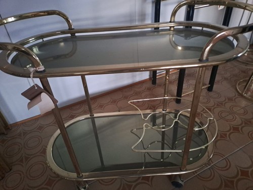Carrello ottone vintage - carrello,